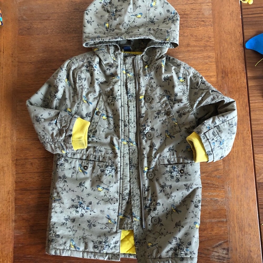 Gap, 4T, bird design utility coat